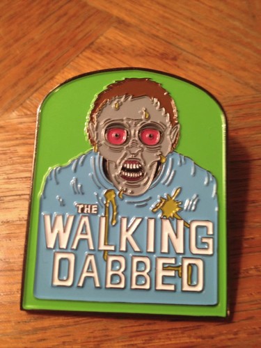 the walking dabbed heady hat pin lapel pin walking dead twd dab