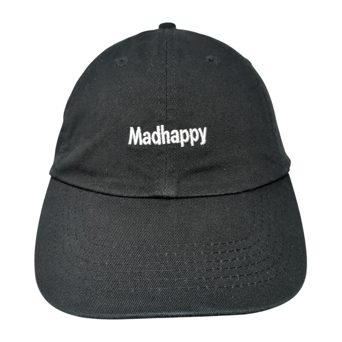 Madhappy Slideback Hat Black One Size Adjustable Embroidered  display picture 2
