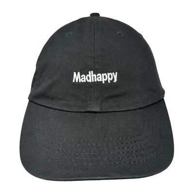 Madhappy Slideback Hat Black One Size Adjustable Embroidered  display picture 1