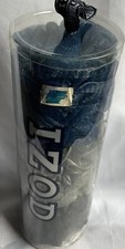 Izod Cowboy Athletics Body Wash Bath 3 Sponges With Clear Case Blue and Gray