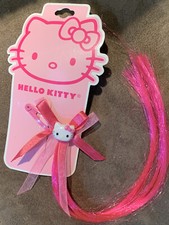 GIRLS HELLO KITTY PINK HAIR BOW CLIP SUPER CUTE