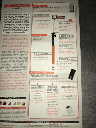 Selie Stick / NEU / Teleskop Selie Stick mit Fernbedienung / Bluetooth - Bild 6 von 6
