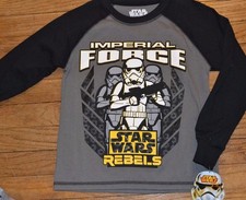 Star Wars Rebels Imperial Force Long Sleeve Boys Youth T-Shirt Stormtrooper