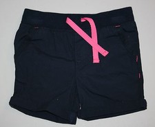 New Carter's Baby Girls 3m Shorts Blue Soft Waist Pull On Cuffed Pockets