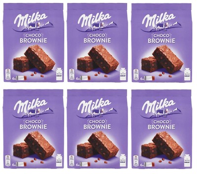 6x Milka Choco Brownie Mini Kuchen mit Milchschokolade ( 6 x 25g )