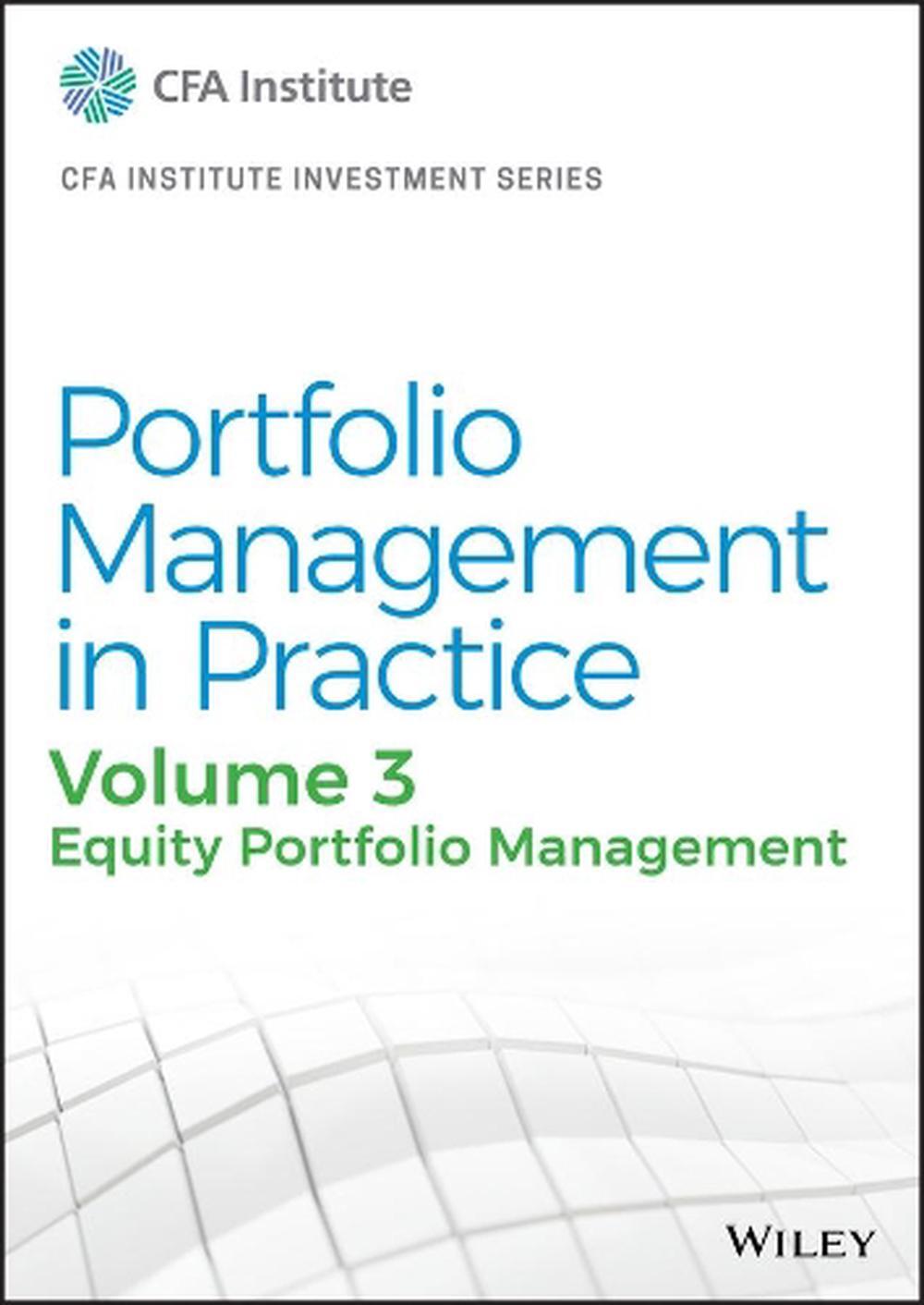 Portfolio Management in Practice, Volume 3: Equity Portfolio Management by CFA I-image