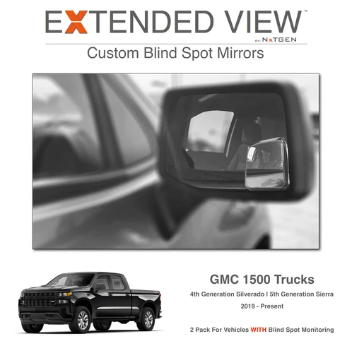 Silverado 1500 Blind Spot Mirrors | 4th Gen Silverado W/ Blindspot Monitors 2PK