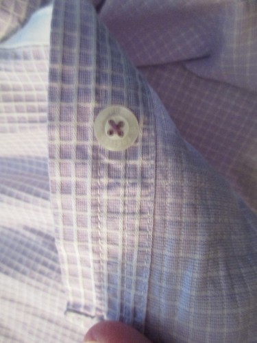 Men's English Laundry Lavender Long Sleeve Dress Shirt Size 16 32-33 - Picture 12 of 13