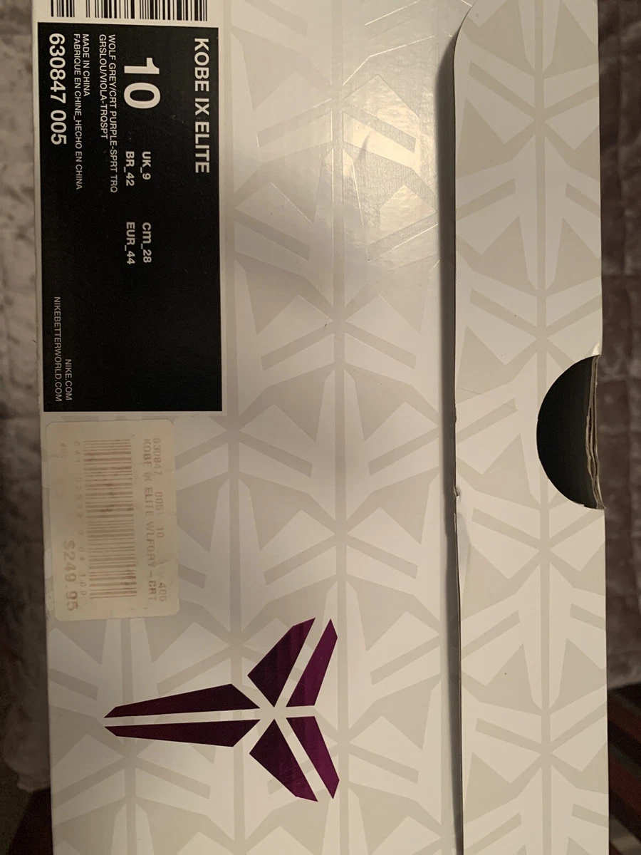 kobe 9 elite Draft Day Expression brand New DS Ordinal Box Size