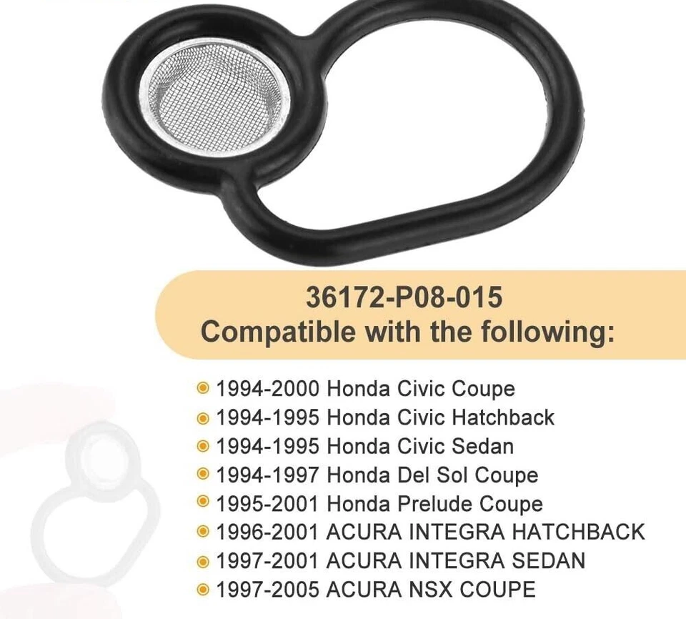 Base solenoide junta OEM original para Honda y Acura 36172-P08-015 Foto 2 de 4