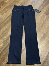 NEW 90 Degree by Reflex Womens Small Performance Wicking Pants Front Zip Pockets