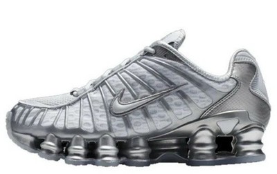 Women's Nike Shox TL TLX Pure Platinum Chrome AR3566-003 Size 6.5