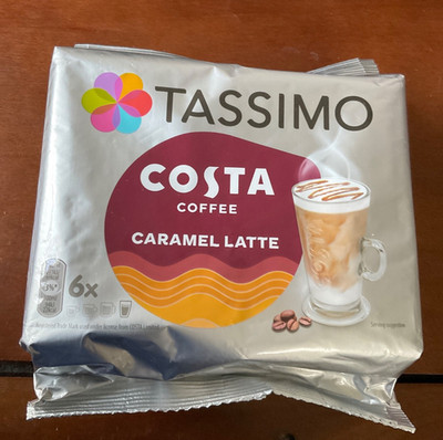 Tassimo COSTA Caramel LATTE SEALED  Coffee Pods 6 Drinks 3/2026