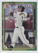 2015 Bowman Draft Green 16/99 Casey Hughston #9 fm0
