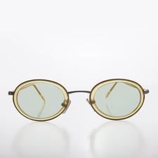 Oval Pastel Vintage Sunglasses - Bloom