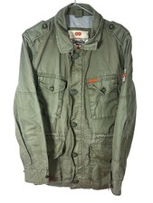 Superdry Classic Rookie Military Jacket Olive Green Size S Men ‘s Rookie Fatigue
