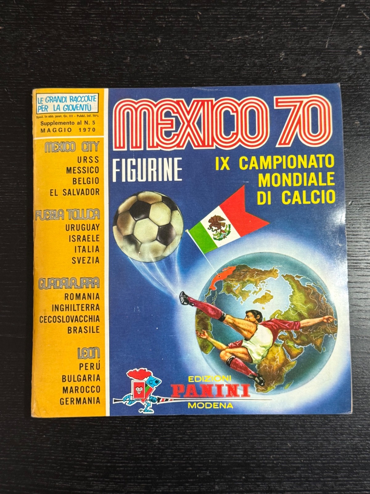 Album Figurine World Cup Mexico 1970 Panini Completo Spettacolare