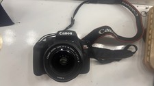 Canon EOS Rebel T100 Digital SLR Camera Black 18-55mm Lens Built-in Flash