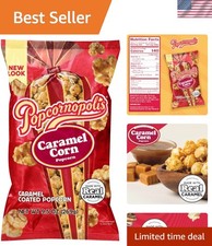 Indulgent 9.5 oz Gourmet Caramel Popcorn - Irresistible Sweet Treat