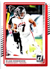 2025 Panini Donruss #160 Bijan Robinson Atlanta Falcons Football Card