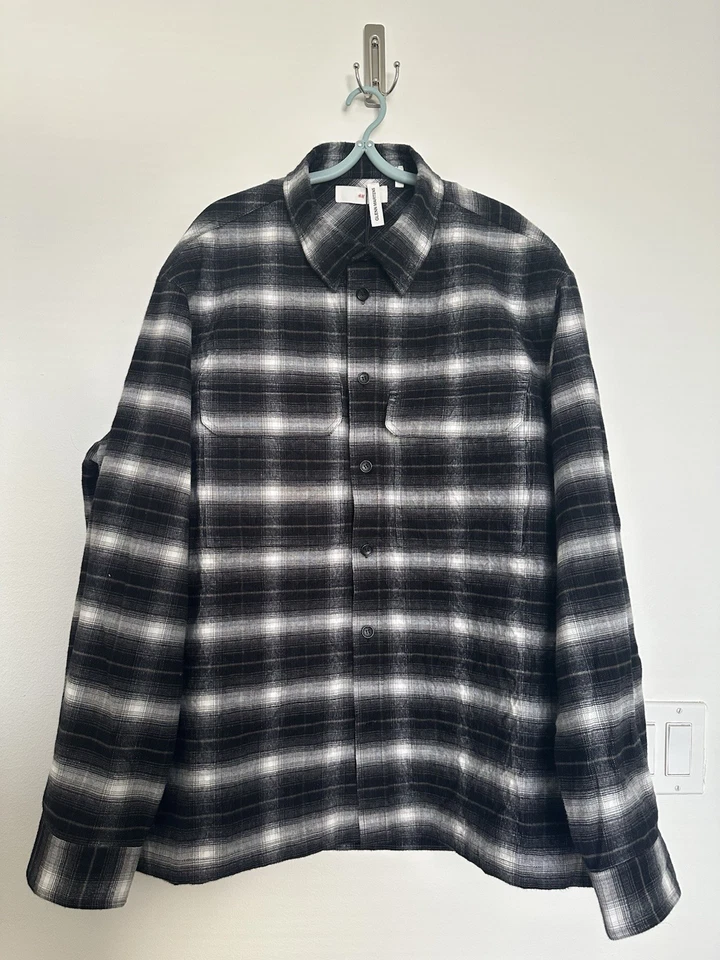 Glenn Martens x H&M Flannel Overshirt Limited Edition Size M - Image 2 of 3