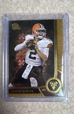 2015 Topps Triple Threads - Johnny Manziel #95 Gold /99