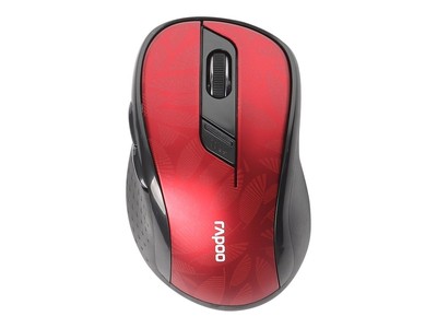 Rapoo M500 Mano destra Ottico Bluetooth 1600 DPI Rosso Multi-mode 18589