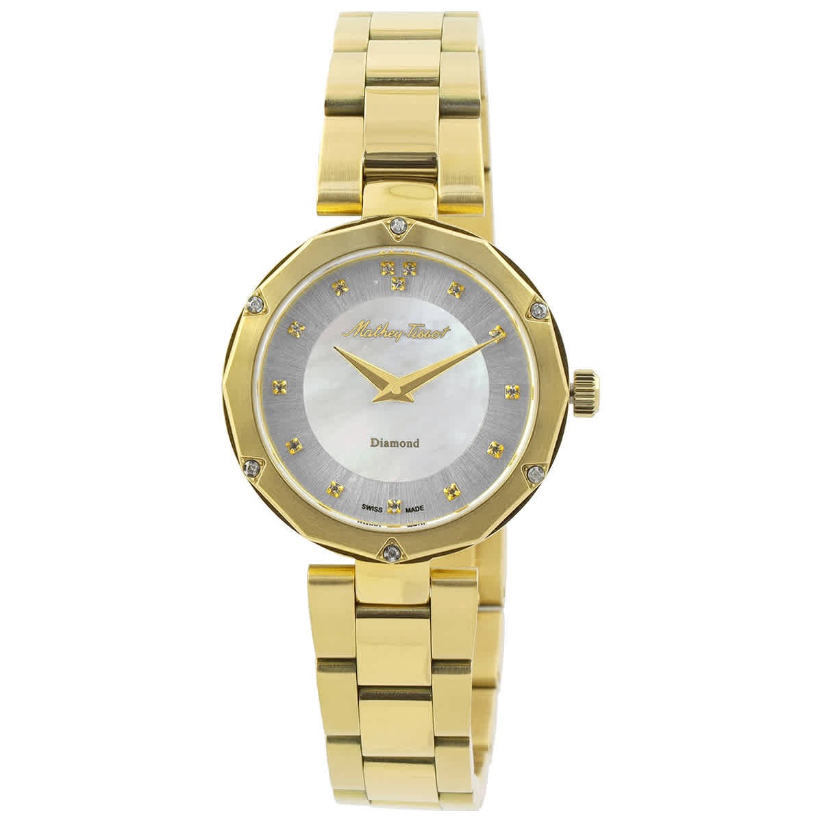 Mathey-Tissot Molly Diamond Accent Ladies Quartz Watch D1087PQYI