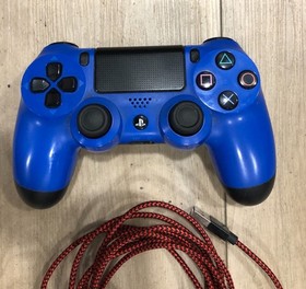 Sony PlayStation 2 PS2 Fat Console + Blue Controller , Tested Works No Game Incl