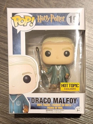 Funko Pop! Harry Potter Draco Malfoy (w/ Quidditch Robes) Hot Topic Exclusive