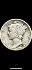 Mercury Dime 1934-D VF. Collector’s Choice Silver