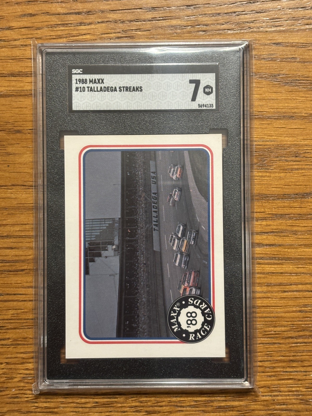 1988 Maxx Talladega Superspeedway Tallageda Streaks #10 SGC 7
