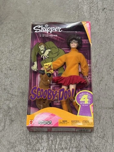 MATTEL #B3282 SKIPPER AS VELMA WITH SCOOBY-DOO! DOLL 2002 Barbie Cartoon Network