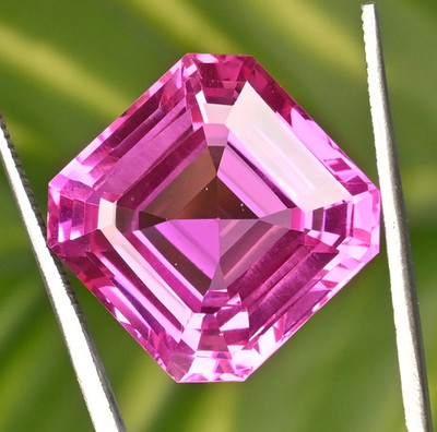 47.55 Ct Natural Mogok Pink Ruby Octagon Certified Flawless Loose Gemstone