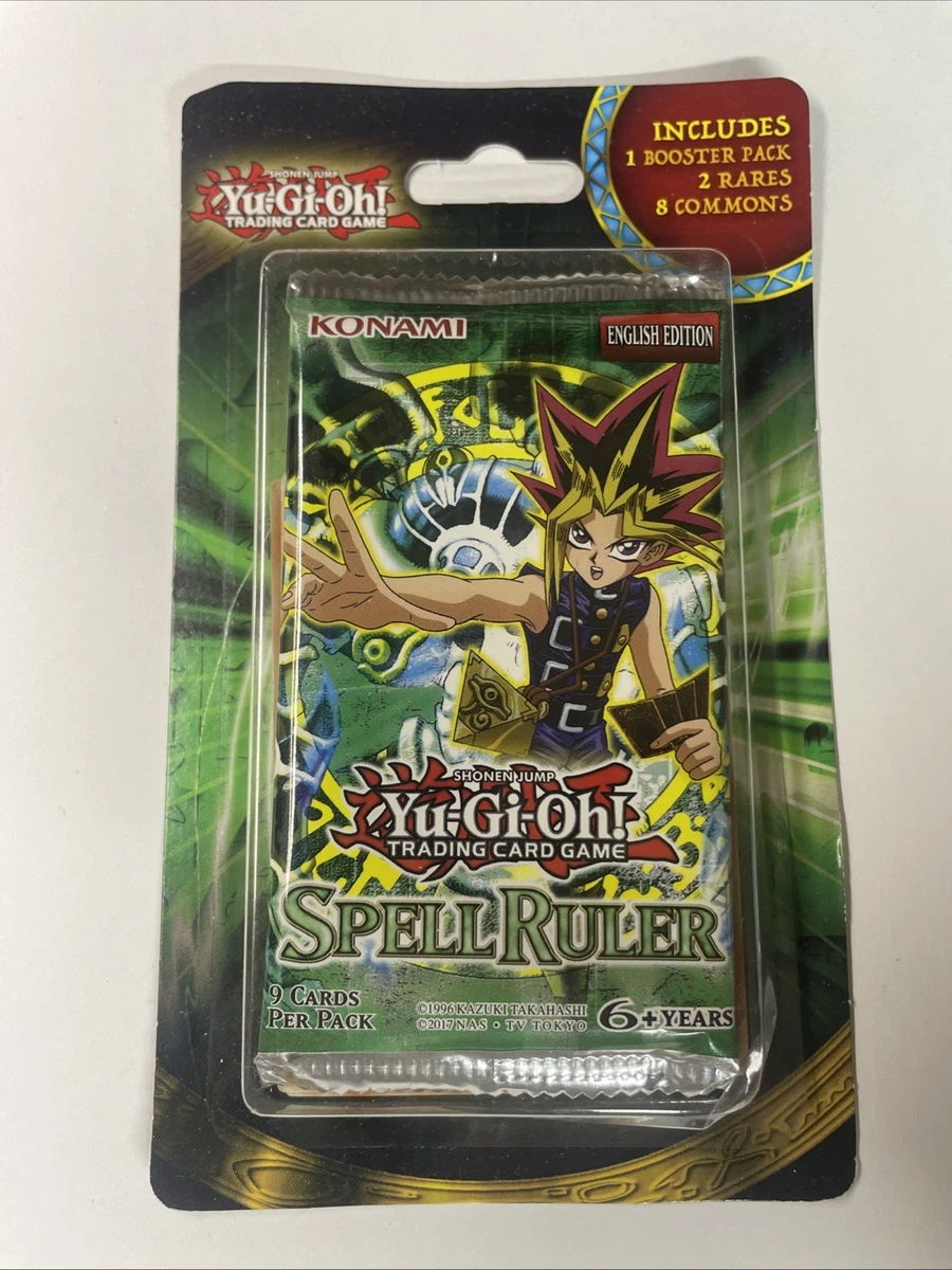 Yu-Gi-Oh! TCG Spell Ruler Sealed Collectible Card Game Packs for
