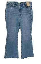 Madewell Jeans Womens 31 Blue The Perfect Vintage Flare High Rise Magic Pockets