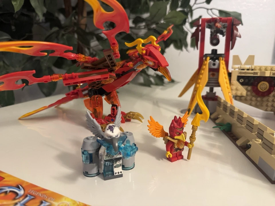 Lego Legends Of Chima Flying Phoenix Fire Temple 70146 & 70221 98% Complete - Image 2 of 4