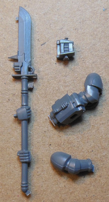 Warhammer 40K Grey Knights - Interceptor Squad - Nemesis Force Hellebarde - Bits #H