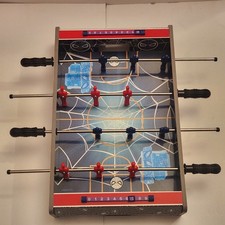 Marvel Spider-Man Tabletop Foosball Game - Wooden Mini Soccer Table - Used
