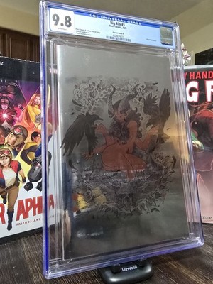 POST MALONES BIG RIG #1 CGC 9.8 MOMOKO SDCC FOIL VIRGIN VARIANT.  SUPER SHINEY 