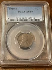 1910-S 1C PCGS AU58 Lincoln Cent
