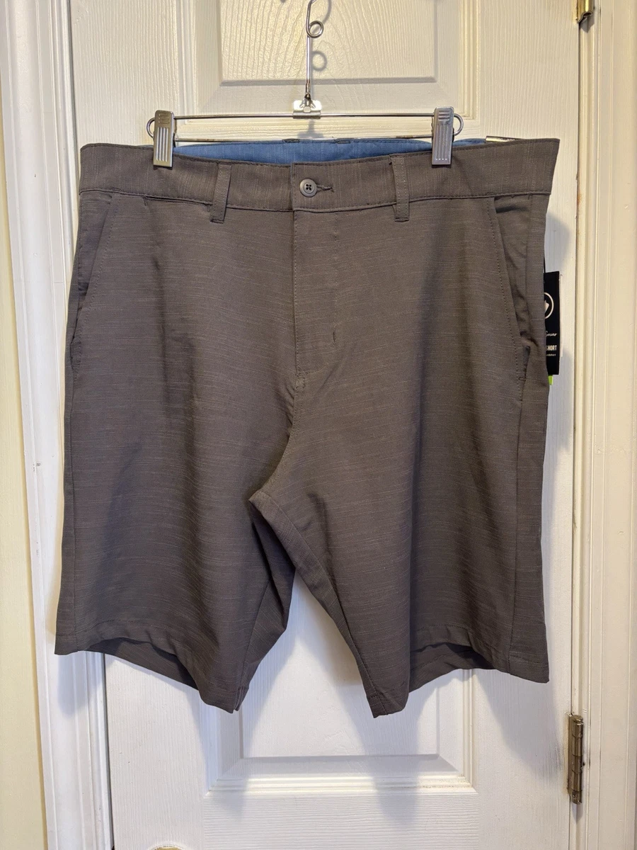 Short Homme Burnside SUBCULTURE - Taille 32 Medium - Noir/Gris Rayé - Occasion Très Bon État