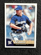 CHRIS CAPUANO #157 2007 Fleer Baseball QTY Milwaukee Brewers