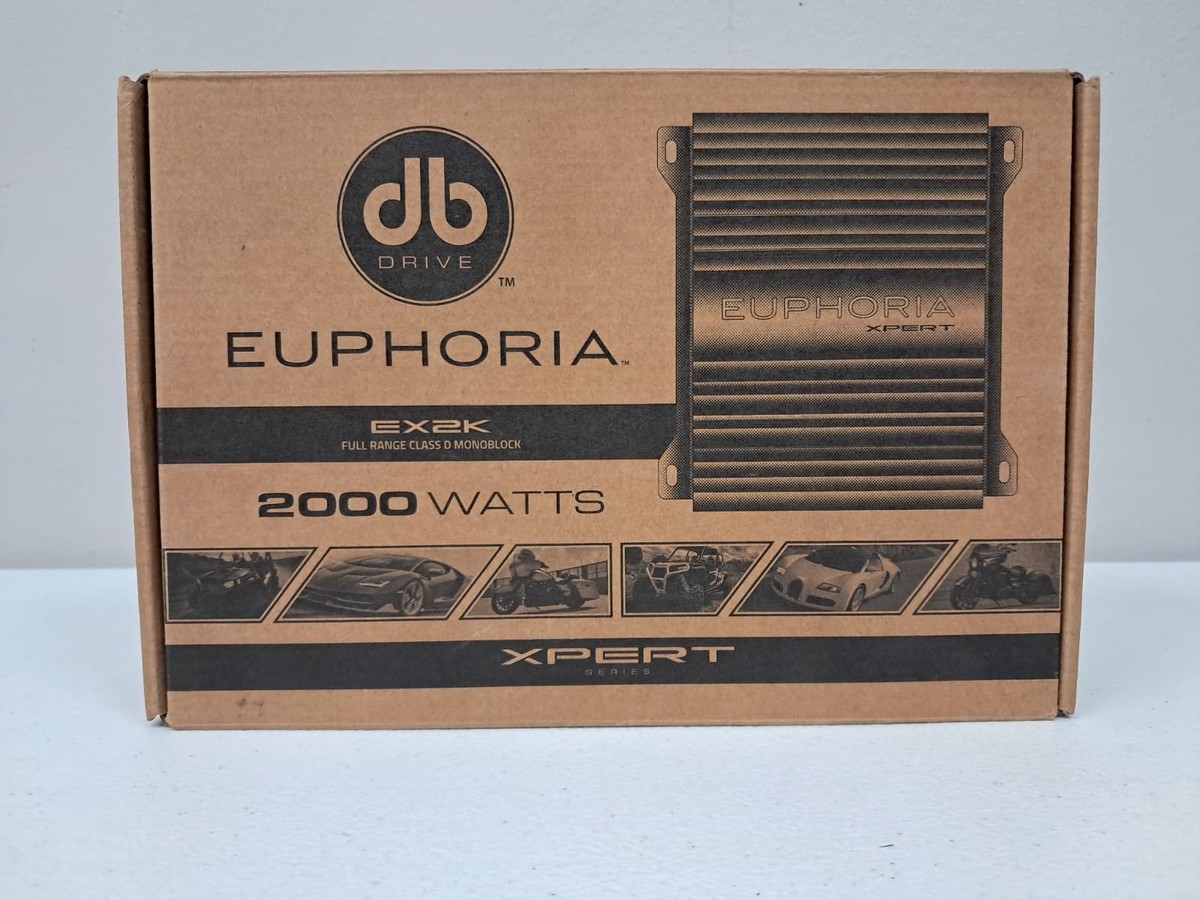 DB Drive Xpert EX2K 2000W Mono Class D Amplifier – Used, Tested
