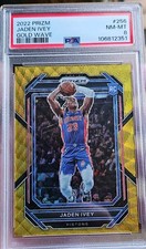 2022 PANINI PRIZM 256 RC JADEN IVEY GOLD WAVE NM - Mint 8 5/10