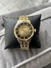 Seiko SRPK48 Presage Cocktail Time Automatic Gold Dial Ex-Display Men's Watch