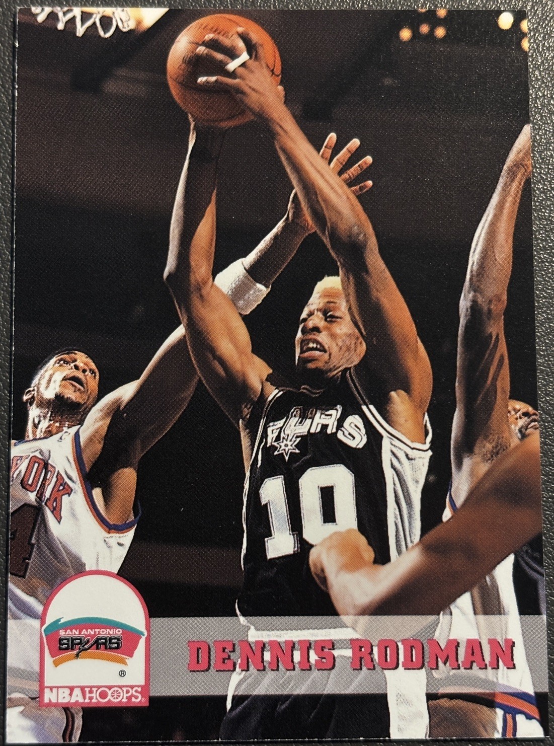 Dennis Rodman #405 Basketball Cards 1993 Hoops trading card — raw and PSA graded price guide