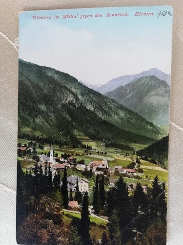 Winklern im Mölltal gegen d. Sonnblick - Verlag Leon, Klagenfurt 1910