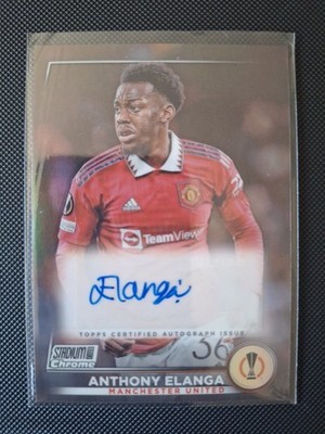 Topps Stadium Club Chrome 2022/23 Anthony Elanga Auto Manchester United