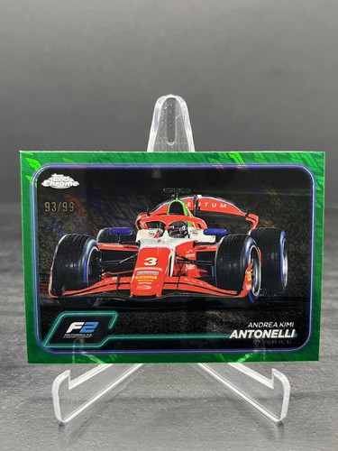 2024 Topps Chrome Logofractor Formula 1 F1 Andrea Kimi Antonelli Green 93/99 #94